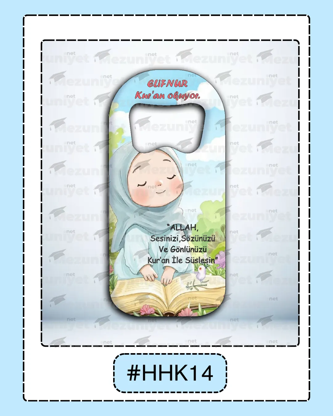 Kuran Okuma Hatırası Magnet - HHK14