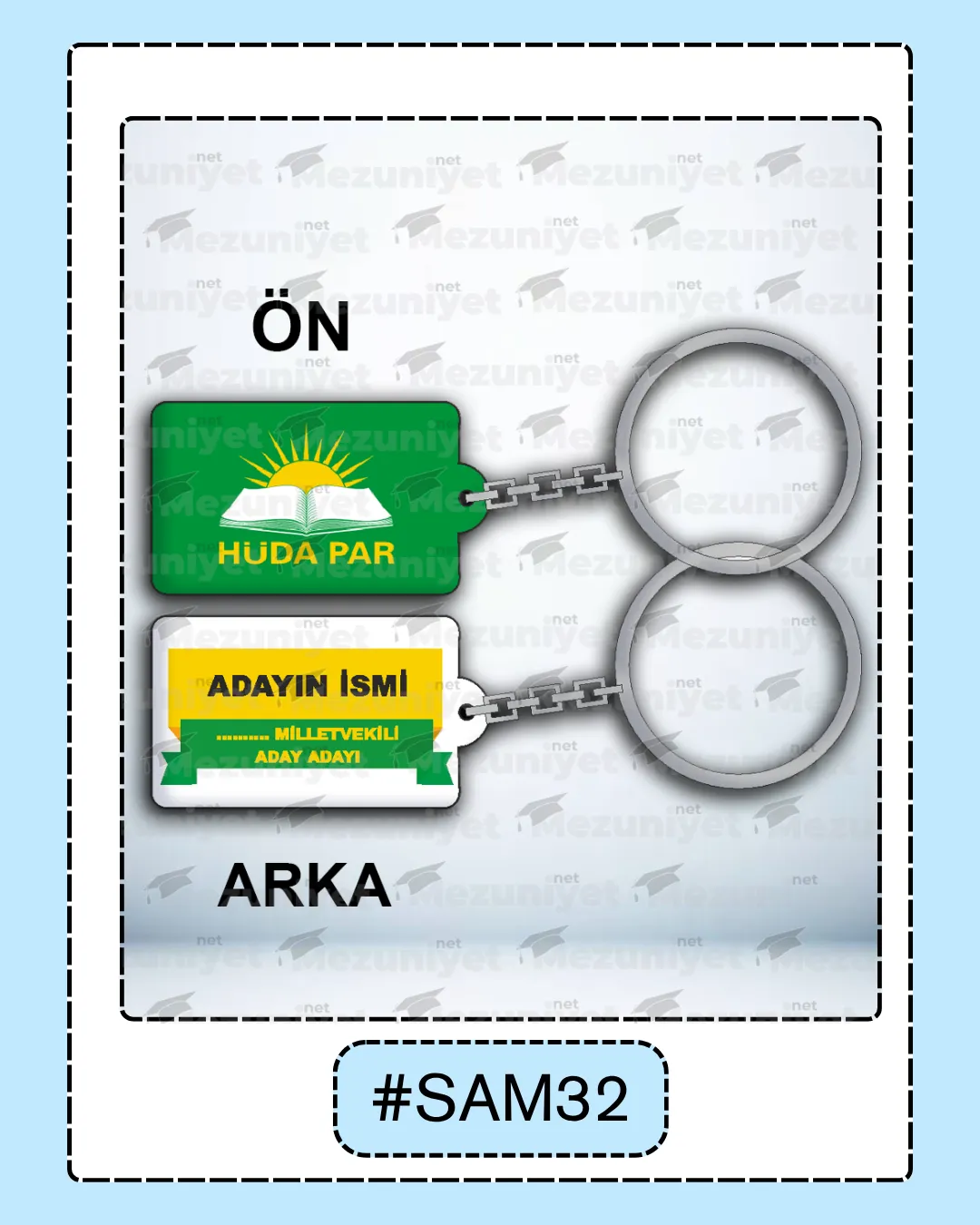 Seçim Promosyon Anahtarlıkları - SAM5