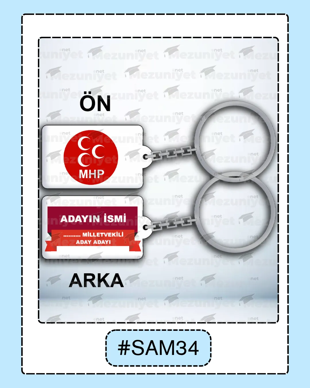 Seçim Promosyon Anahtarlıkları - SAM7